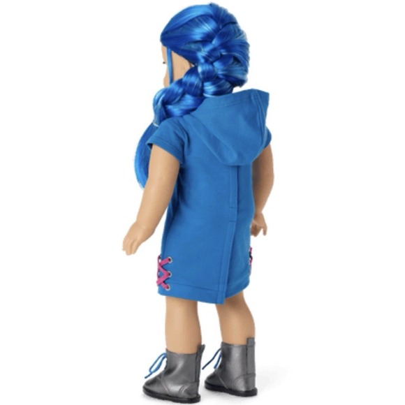American Girl Doll #90 Truly Me Street Chic SKATER BLUE HAIR New in Box - Picture 3 of 9